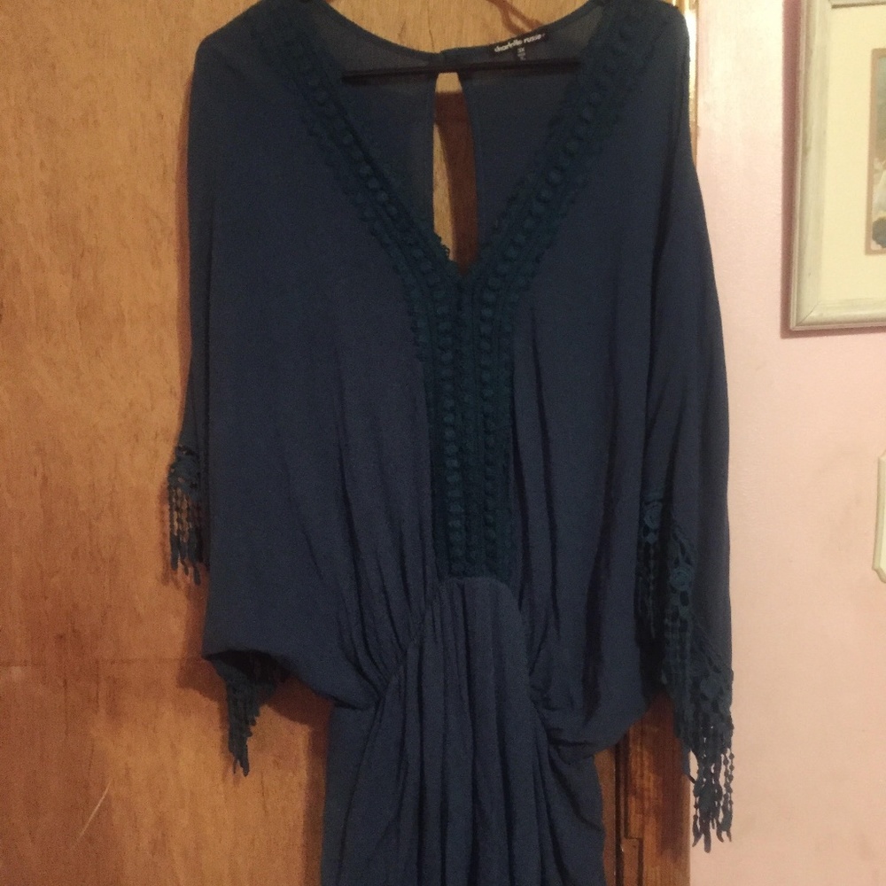 Charlotte Russe Fringe Romper- 3X